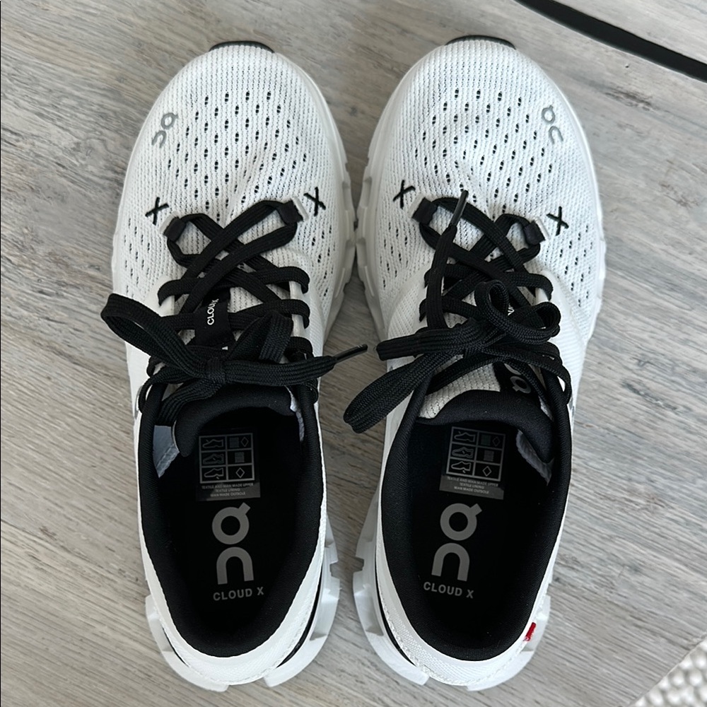 On Cloud X White Sneakers